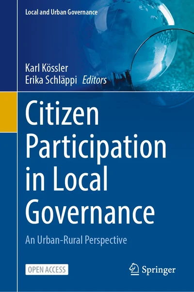 Book Chapter - 'Local Governance and Public Participation in South Africa: An Urban-Rural Perspective’