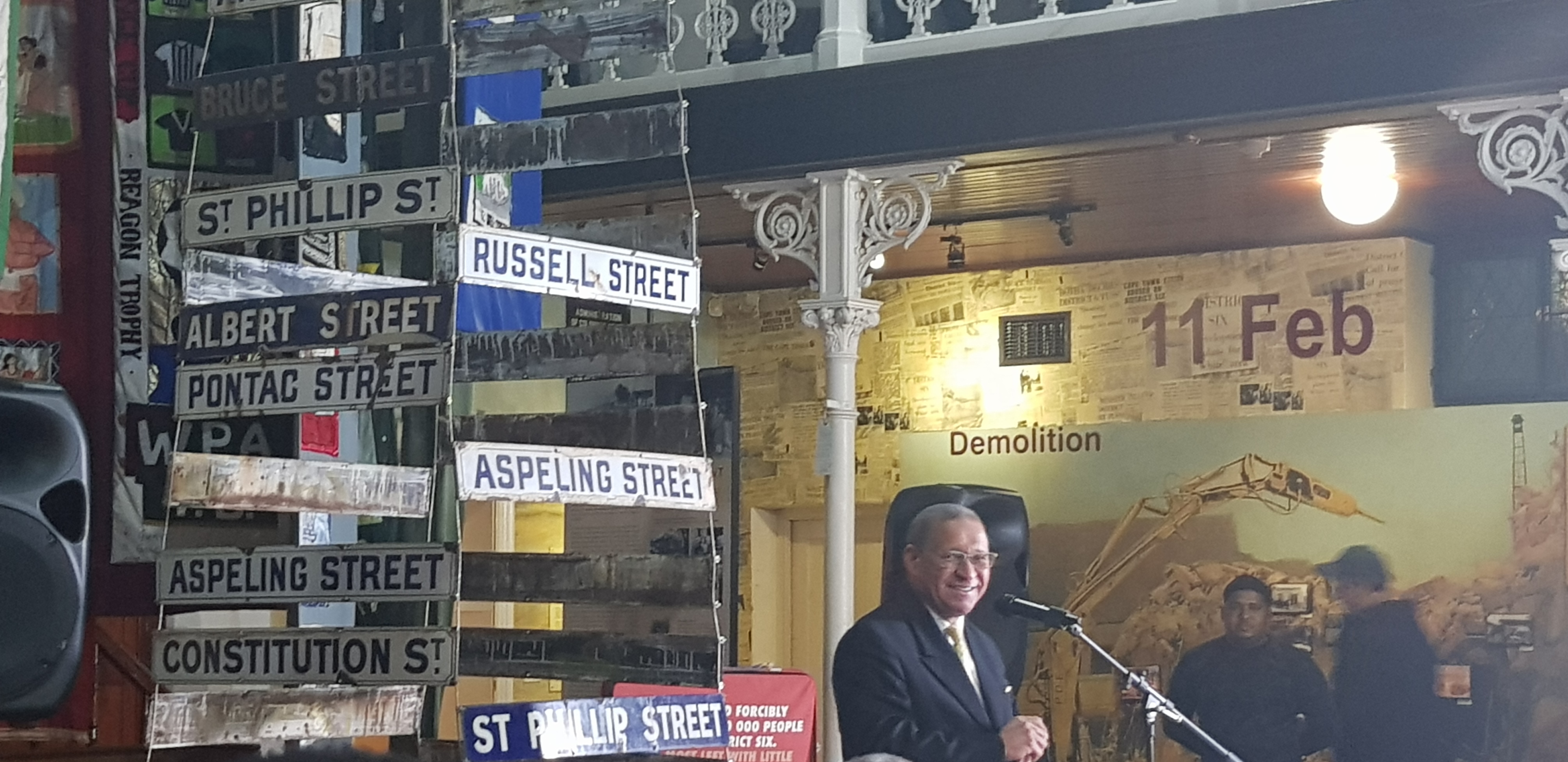 The District Six Museum celebrated struggle stalwarts late Minister of Justice Dullah Omar and Judge Essa Moosa's contribution to the law on Saturday. Dr Alan Boesak delivered the keynote address.  PHOTO: Alicestine October